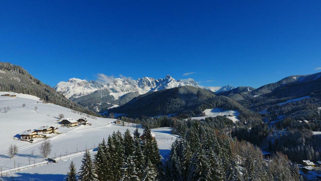 Ferienwohnung Saunahaus Annaberg im Lammertal Buitenkant foto