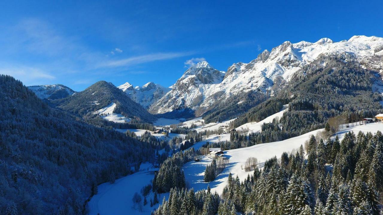 Ferienwohnung Saunahaus Annaberg im Lammertal Buitenkant foto